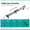 Mai & Mai Duschwannenfüße Duschwannenfuß 78x10x14cm Produktbild-Vorschau 7