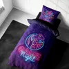 A gaming-themed duvet cover and pillow set on a bed. Produktbild-Vorschau