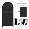 okwish Sideboard mit Schubladen,Hochschrank mit Produktbild-Vorschau 5