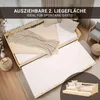 Homestyle4u Tagesbett Ausziehbett 90x200 cm Natur Holzbett Produktbild-Vorschau 9
