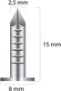 Dachpappnägel Dachpappstifte verzinkt 2,5 x 15mm 130 Stück Produktbild-Vorschau 2