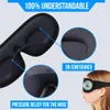Strex Luxe Maschera per Dormire - 3D Ergonomica - 100% Anteprima dell’immagine prodotto 4