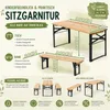 HAGO24 Kindersitzgruppe Picknickbank Gartenbank Produktbild-Vorschau 5