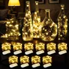 10er Set LED Drahtlichterkette Warmweiß – 20 LEDs Batterie Produktbild-Vorschau 1