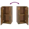 vidaXL Sideboard chêne fumé 40x33x70 cm bois composite Voir les images du produit 6