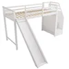 Flieks Lit superposé 90x200cm avec toboggan, lit d'enfant Voir les images du produit 13