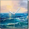 Coloray Uhr auf Leinwand 30x30 cm Wand Uhr Dekoration Produktbild-Vorschau 1