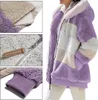 ASKSA Veste polaire femme Veste en tricot unicolore zippée Voir les images du produit 5