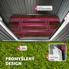 Zahradní přístřešek se šikmou střechou - šedý/bílý Náhled obrázku produktu 5
