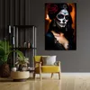 La Calavera Catrina im Spitzenkleid Wandbild Leinwandbild Produktbild-Vorschau 2