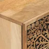 vidaXL Nachttisch 40x33x46 cm Massivholz Mango Produktbild-Vorschau 12