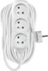 Prodlužovací kabel 10 m / 3 zásuvky / bílý / PVC / 1 mm2 Náhled obrázku produktu