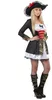 Elegante Korsaren Damen-Verkleidung schwarz-weiß - M Produktbild-Vorschau 2