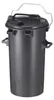 Kunststoff Mülleimer 50 Liter Dunkel Grau   VB 500100 Productafbeelding-voorbeeld