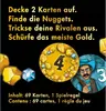 Marketing image for a board game, showing game elements and descriptive text. Anteprima dell’immagine prodotto