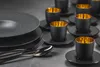 EISCH Set Espresso-Becher und Untertasse 109/6 gold-schwarz Podgląd zdjęcia produktu 5