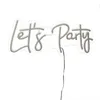 LED NEON Schild Lets Party - Leuchtschriftzug - L: 41cm - Produktbild-Vorschau 8