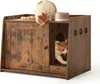 Mondeer Katzenschrank Katzentoilette mit abnehmbare Produktbild-Vorschau 1