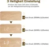 Tischuhr aus Holz – Digitaler LED-Wecker – Standuhr mit Produktbild-Vorschau 3