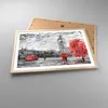 Gerahmtes Poster - Rahmen in heller Eiche - London Bus - Produktbild-Vorschau 3