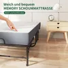 Składane łóżko dla gości 78 x 190 cm z materacem z pianki Podgląd zdjęcia produktu 3