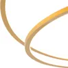 Deckenleuchte Gold 78 cm inkl  LED 3 Stufen Dimmbar Rowin Produktbild-Vorschau 7