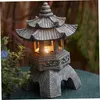LED Laterne Solar-pagoden-laterne,Japanische Stil, rost-, Produktbild-Vorschau 5
