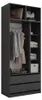 Kleiderschrank Vicco Elmo Anthrazit 50 x 40 cm 3er Set, Produktbild-Vorschau 6