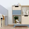 Aufbewahrungsbox aus Holz Modell 2 - mit Griffen - Weiß und Produktbild-Vorschau 3