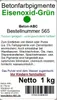 Eisenoxid Grün Pigment 1kg Pulver für Betonmasse, Putze, Produktbild-Vorschau 3