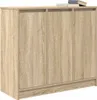 vidaXL Sideboard Sonoma-Eiche 85x34x76 cm Holzwerkstoff Produktbild-Vorschau 4