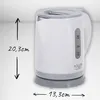 Elektrischer Wasserkocher Adler AD 1371 g 0 8 L grau Produktbild-Vorschau 3