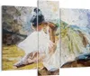 Bild auf Leinwand - Leinwandbild - 3 Teile - Ballerina Produktbild-Vorschau 1
