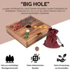 Big Hole - drewniana gra w kości z kolorowymi klejnotami Podgląd zdjęcia produktu 5