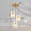 Globo Lighting Hängeleuchte Metall goldfarben matt, 3x E27 Produktbild-Vorschau 7