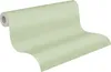 A roll of light green textured wallpaper is shown against a white background, with the paper unrolling diagonally. Produktbild-Vorschau