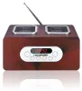 Blaupunkt PP5BR, Przenośny, FM, 6 W, LED, 3,5 mm, Drewno Podgląd zdjęcia produktu 3