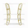 Skye Decor, Adar - Bianco, Oro, Libreria, Bianco, 100% Anteprima dell’immagine prodotto 5