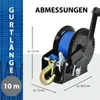 Gurtwinde 540 kg Gurtlänge 10 m Gurtbreite 5 cm mit Produktbild-Vorschau 3