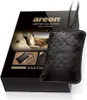 A product box for an AREON Leather Collection air freshener, with the product itself displayed prominently. Náhled obrázku produktu