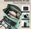 Wiltec torba na bagażnik miętowa zieleń, plecak rowerowy 25 Podgląd zdjęcia produktu 9