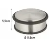 Set van 2 deurstoppers -  RVS-/Rubber - 1.1 kg - 11,5 x Productafbeelding-voorbeeld 2