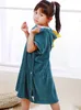 Kinder Badetuch mit Kapuze 70x140 cm – Poncho, Produktbild-Vorschau 5
