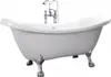HOME DELUXE - freistehende Badewanne FAMA Weiß Wanne Design Produktbild-Vorschau 3