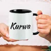 Huuraa Kaffeetasse Kurwa Polnisch 330ml Schwarz Keramik Produktbild-Vorschau 3