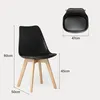 BEALIFE 6er Set Esszimmerstühle,  skandinavisches Design, Produktbild-Vorschau 2