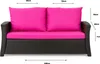 Coussins pour canapé de jardin - Rose| Coussin d'assise Voir les images du produit 7