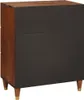 vidaXL Kredens brązowy 60 x 33 x 75 cm Lite drewno mango Podgląd zdjęcia produktu 4