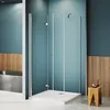 Faltbar Duschkabine Eckeinstieg 80x80x185cm Falttür mit Produktbild-Vorschau 1