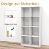 COSTWAY Bücherregal 4 Ebenen, Standregal mit 8 Fächern & Produktbild-Vorschau 5